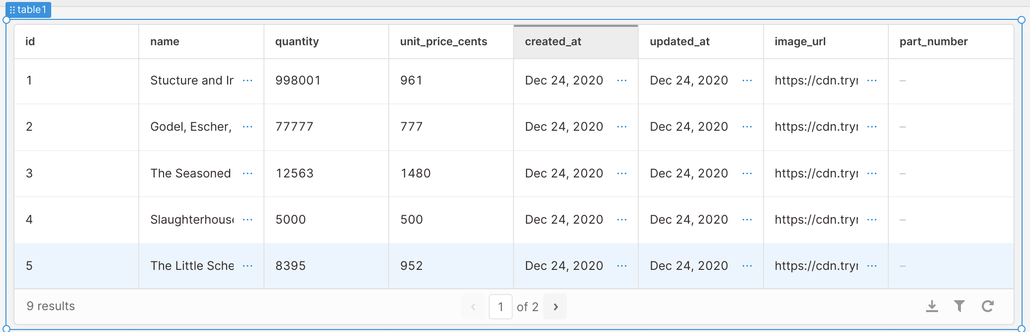 API Response Example