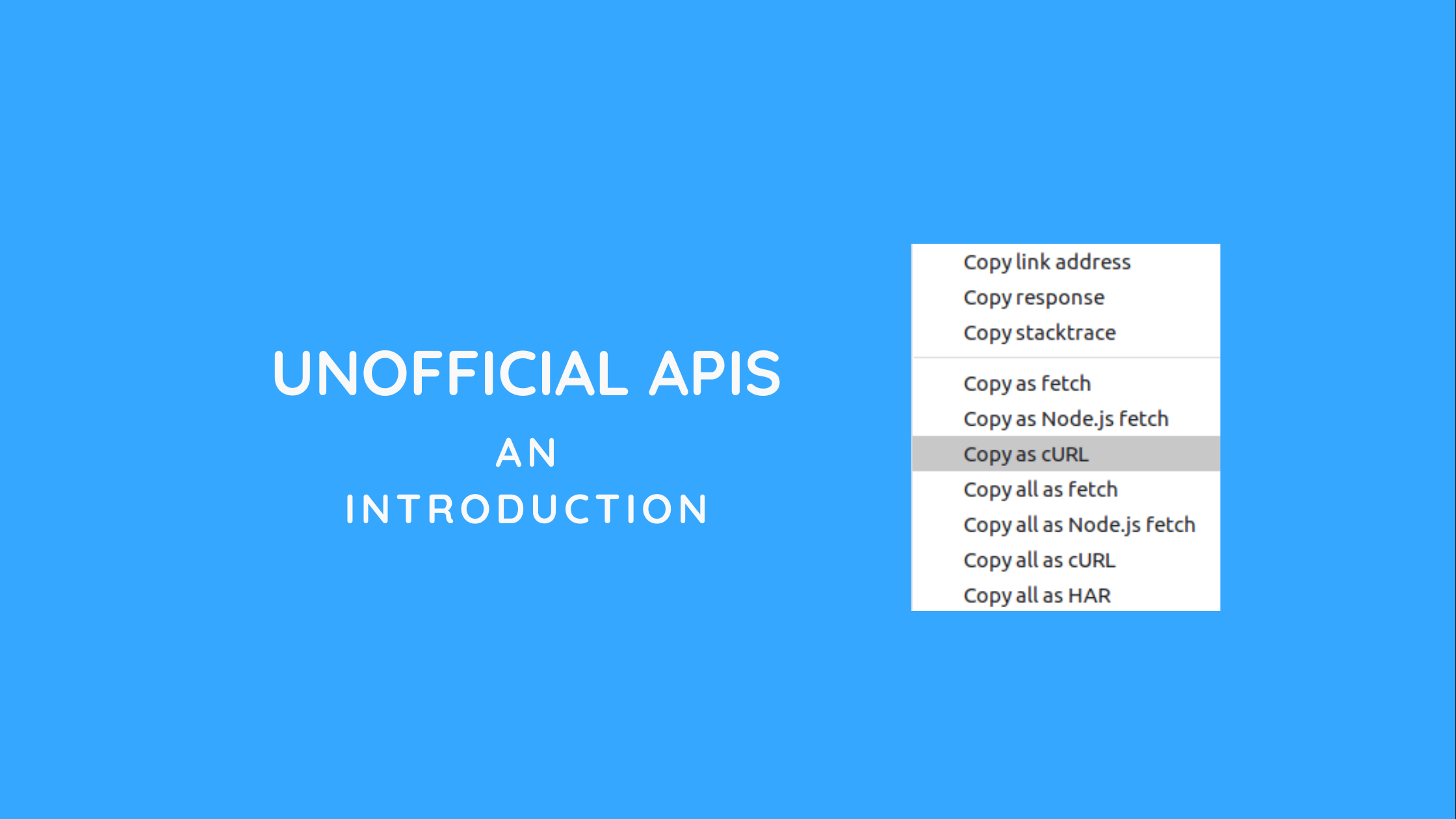 Automate Stuff You're Not Supposed To: An Intro to Unofficial APIs